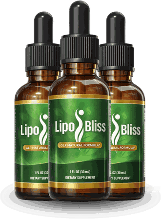 LipoBliss botanical drops, 3 bottle package