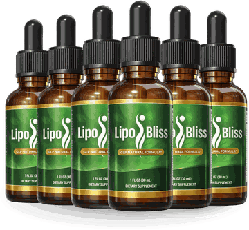 LipoBliss botanical drops, 6 bottle package
